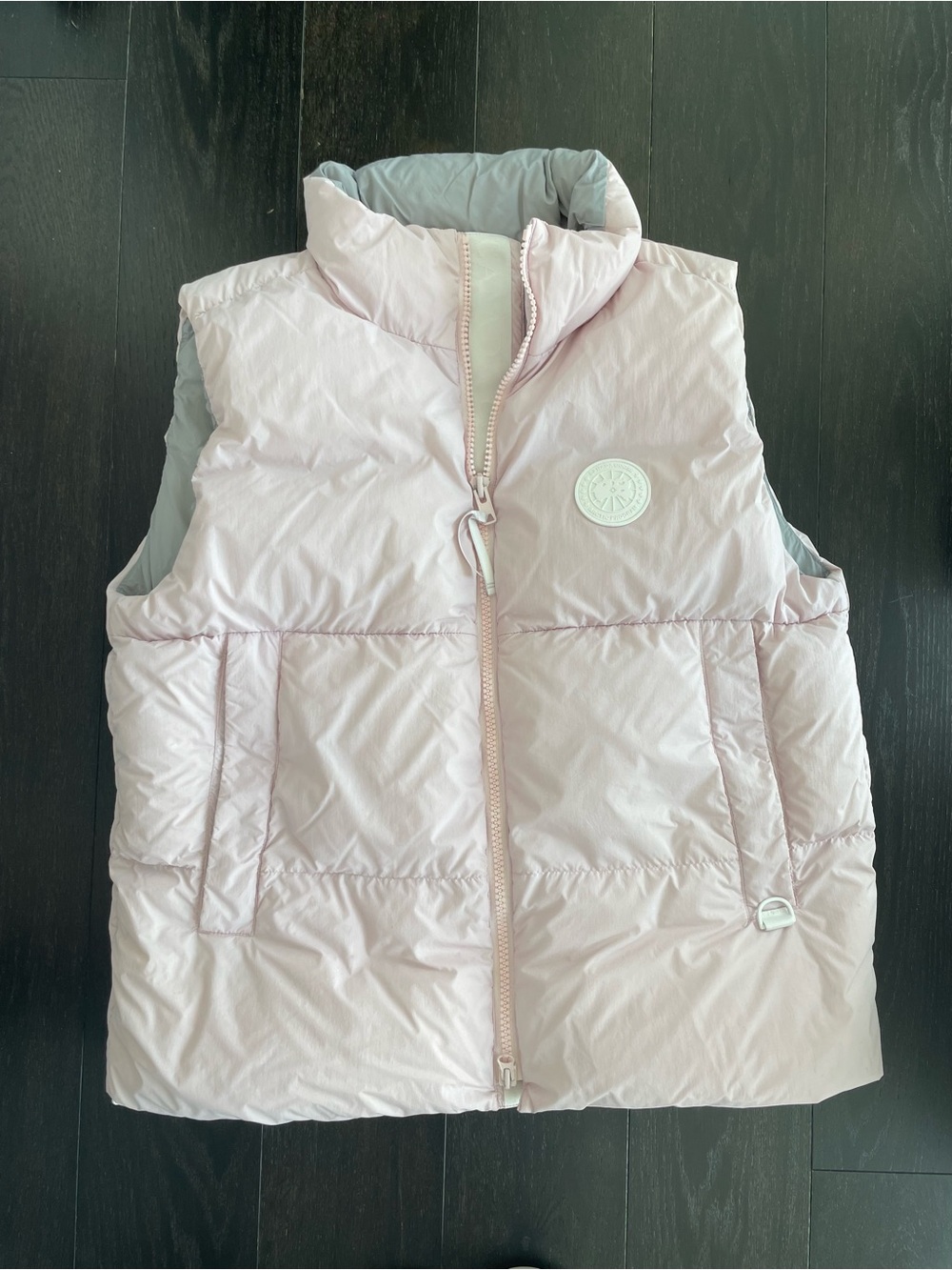 Canada Goose Baby Pink Quilted Vest